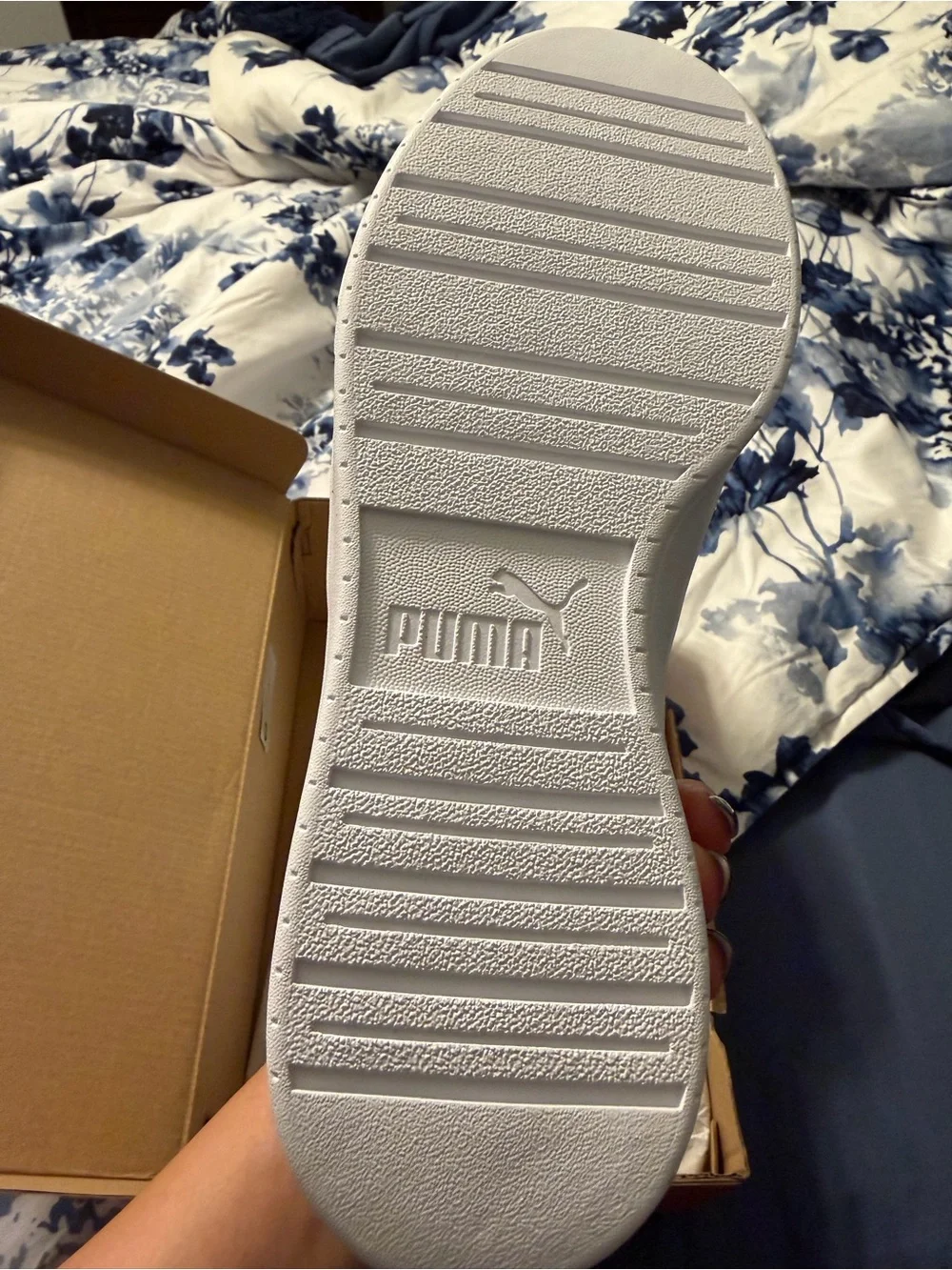 Puma Men's White Low-Top Athletic Sneakers